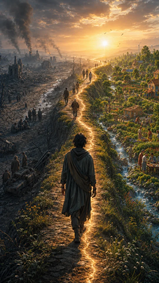 Cinematic landscape for Walk Along the Border